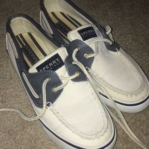 Sperry Top Sider Blue & cream shoes